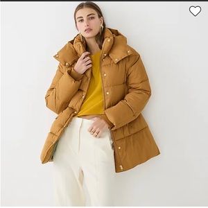 NWT Chateau Puffer Coat in Pack Brown